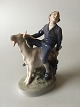 Royal 
Copenhagen 
Figurine Boy on 
Goat No 1228 
 Hans 
Christian 
Andersen 
Fairytale 
"Clumsy ...