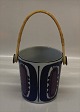 Royal 
Copenhagen 
Aluminia 
Faience 
123-2789 RC 
Faience Ice 
bucket with 
handle 12 cm 
Inge-Lise ...