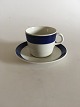 Rorstrand Blue 
Koka Coffee 
Cup. Measures 
7.9 cm / 3 7/64 
in.