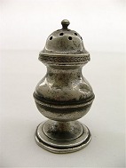 Pewter pepper box