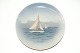 Royal 
Copenhagen 
Large plate 
decorated with 
sailboats
 Decoration 
number 
2711/1125
 ...