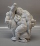 Bing and 
Grondahl B&G 
4026 Bacchus, 
horse & child 
KN 22.5 cm, 
white Kai 
Nielsen Faun 
from the ...