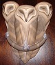 Royal Copenhagen Art Nouveau Wall pocket vase with 3 owls No 274