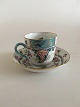 Herend 
Cornucopia 
(TCA) Coffee 
Cup (Mocca) and 
Saucer, Hungary 
No 1727. Cup 
measures 6 x 6 
cm (2 ...