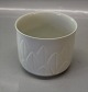 Kongelig Dansk 4769 Hvid vase 8,8 x 10,6 
cm Signeret GB