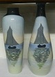Lichte Art 
Nouveau 
Porcelain Vases 
with Ships. 
Measures 23,5cm 
og 25cm and is 
in good 
condition.