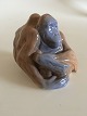 Royal 
Copenhagen 
Figurine Pair 
of Orangutans 
No 721. I rare 
blue and brown 
color. Measures 
10cm ...