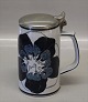 Royal 
Copenhagen 
Aluminia 
Faience 
697-3697 RC 
Faience Mug 15 
cm with pewter 
lid Baca Ellen 
Malmer