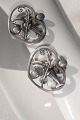 Vintage Georg 
Jensen sterling 
silver. 2 
Dolphin heart 
earrings # 101. 
Earclips, 1,8 X 
1,6 cm. ...