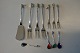 Silver cutlery 
in Art Nouveau
Stamp: ON 
Handicrafts 
830S
Silversmith: 
O.M. 1893-1937, 
O.C. ...