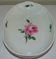 Meissen 
Porcelain Bowl 
with Rose 
design. 
Measures 22,5cm 
x 15cm and is 
in good 
condition.