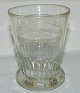 Danish ice glass with ribbed decoration made around 1860