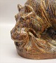 Royal 
Copenhagen 
Stoneware 20555 
RC Hippopotamus 
25 x 42 cm Knud 
Kyhn, May 1943. 
In nice and ...