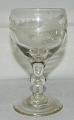 Antique Wine 
glass. 19th. 
century. 
Perfect. 12 cm 
high