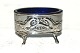 Old Silver Salt 
cellar with 
blue glass 
insert
Stamped, 820
Length 6 cm.
Beautiful and 
...