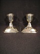 pair of silver 
candlesticks.
Three tower 
silver. years. 
1954 (Hugo Grün 
& Co. - 
Copenhagen from 
...