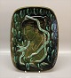 Green glazed 
woman and bird 
relief 33 x 24 
cm Signed HC 
Helge 
Christoffersen
Helge ...