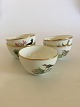 Royal 
Copenhagen 
Finger bowls 
with bird motif 
from 1870-1880. 
Measures 11,8cm 
x 6,3cm and is 
in ...