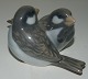 
B & G porcelain of a pair of sparrows