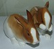 Rorstrand Art Nouveau Figurine Pair of Rabbits