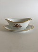 Royal Copenhagen RC Brown Rose Gravy Boat No 688/9344