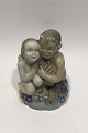 Royal Copenhagen 2298 Faun with small girl V.Waldorff 1923 8 x 6 cm