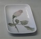 Royal Copenhagen 219 Art Nouveau tray with Rosebud 13 x 8,5 cm