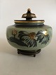 Royal 
Copenhagen Vase 
with Bronze lid 
and stand by 
Knud Andersen. 
Measures 20cm 
high and is in 
...