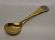 1983 Georg 
Jensen Annual 
Spoon Gilt 
Sterling Silver 
"Forget-Me-Not"