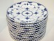 Royal 
Copenhagen Blue 
Fluted Full 
Lace, rare 
extra flat 
luncheon plate.
Decoration 
number ...