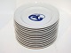 Bing & Grondahl 
Blue Koppel, 
side plates.
The factory 
mark shows, 
that these were 
made ...