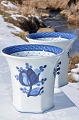 Vase, Aluminia 
/ Royal 
Copenhagen 
faience, Blue 
Tranquebar. 
Vase no. 
11-1239. Height 
10.5cm. ...