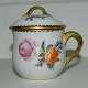 Creme cup in 
porcelain from 
Royal 
Copenhagen with 
a lid. 
Decorated in 
Saxon flower. 
Factory ...