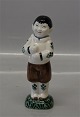 Aluminia Child Welfare Figurine
 1960 Inuit Greenland Boy # 2858