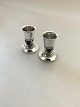 Georg Jensen 
Sterling Silver 
Acorn 
Candlesticks No 
741. Measures 
5,3cm and is in 
good condition.