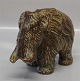 Royal 
Copenhagen 
Stoneware 
Elephant 21839 
RC Mammuth 15.5 
x 22 cm, Knud 
Kyhn, May 1961. 
In nice ...