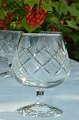 Wien antik by 
Lyngby 
Glassworks.
Brandy glass,  
height 8.5cm. 3 
3/8 inches. 
Fine condition.