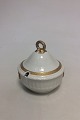 Royal 
Copenhagen Gold 
Fan Sauce Bowl 
with lid No 
11506. Measures 
13,5cm dia and 
14cm high. In 
...