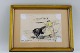 Roberto DOMINGO Y FALLOLA (1883-1956) Gouache on paper, bullfighting scene.