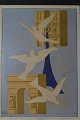 Paul COLIN 
(1892-1985) 
"Paris" Poster. 
Approximately 
1950s. 55 x 80 
cm. Frame is 2 
cm. wide. In 
...