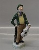 Royal 
Copenhagen 4100 
RC Man with 
violin 21 cm 
Decorated over 
the glaze 
Juliane Marie 
Mark Bode ...