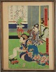 Kunisada, 19 c. 
Woodcut, 2 
women in 
interior.
In good 
condition. 
Measures 35x24 
cm.
