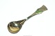 Commemorative 
Spoon
W. & S. 
Sørensen
Gold plated 
sterling 
silver.
Length 15.2cm.
Well ...