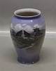 2 pcs in stock
Royal 
Copenhagen RC 
3644 Vase cabin 
15 cm In mint 
and nice 
condition
Rebild