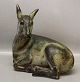 Royal Copenhagen Art Pottery
20549 RC Wapiti-Doe 33 x 34 cm Karl Larsen February 1943 8 numbered