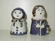 Royal 
Copenhagen 
Earthenware 
Figurines, 
Salt/Peber, 
decoration 
numbers 
311/3574 and 
311/3573. ...