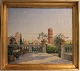 Painting by 
Johan Rohde 
(1856 - 1935), 
motiv from 
Italy painted 
in 1926 
dimensions: 62 
x 53 cm