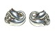 Georg Jensen 
Earrings with 
screw # 100
Stamped, 100, 
Georg Jensen, 
925 S ...