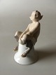 Royal 
Copenhagen 
Pan/Faun as 
Bell handle No 
1208. Measures 
9cm x 7cm. has 
tiny tiny chip 
on ear ...