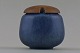 Saxbo jam jar in ceramic, beautiful blue glaze.
